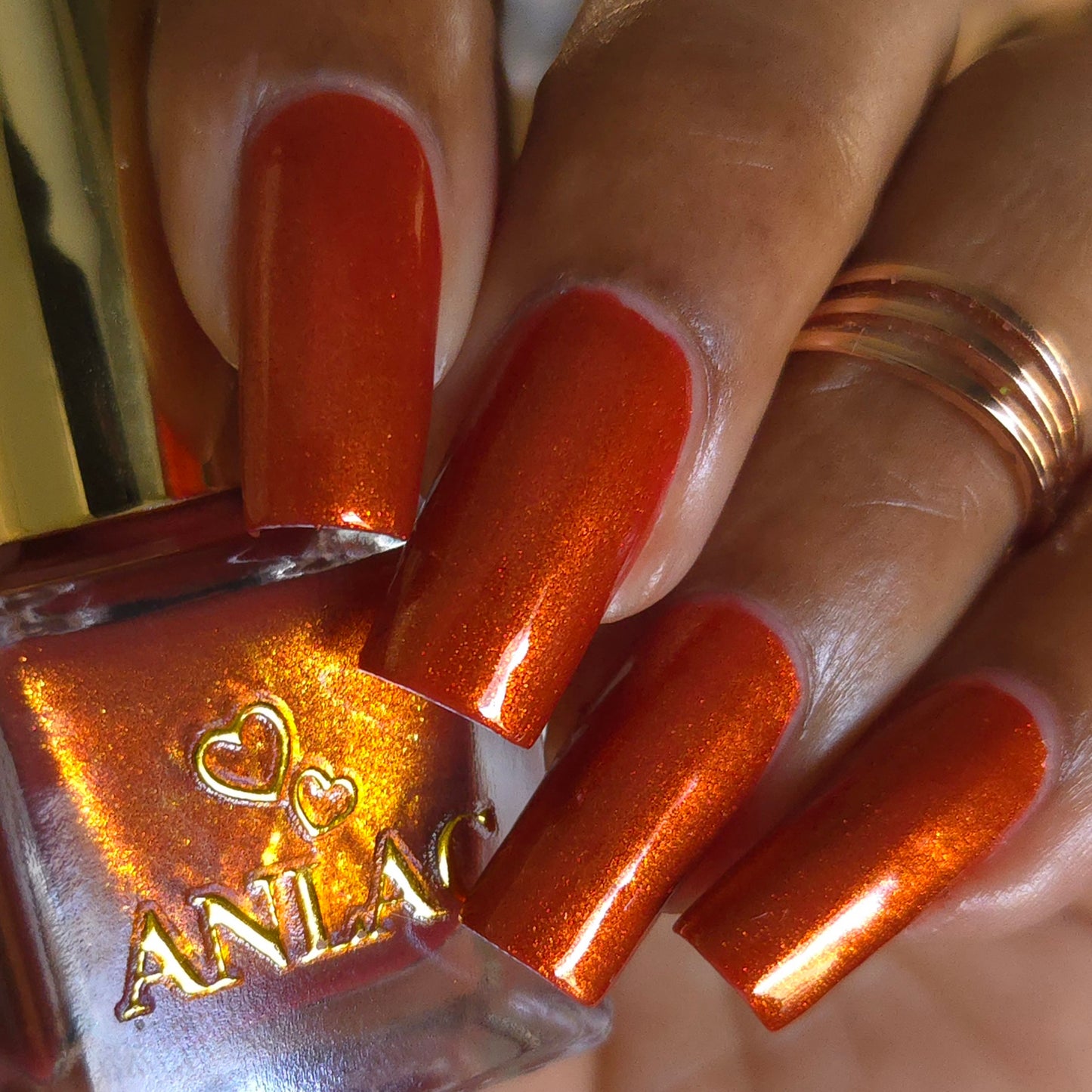 Orange Stage Blood Nail Polish