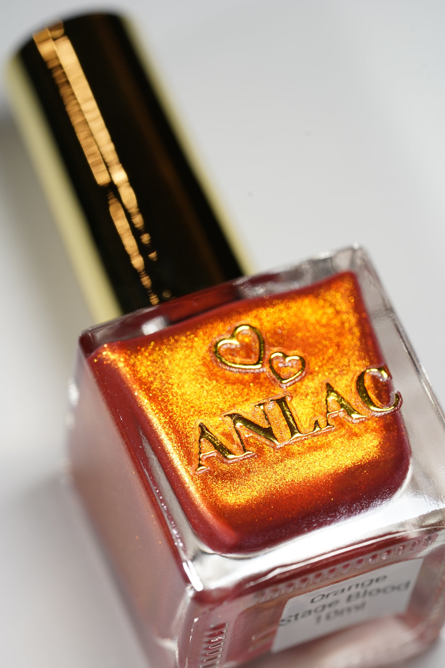 Orange Stage Blood Nail Polish