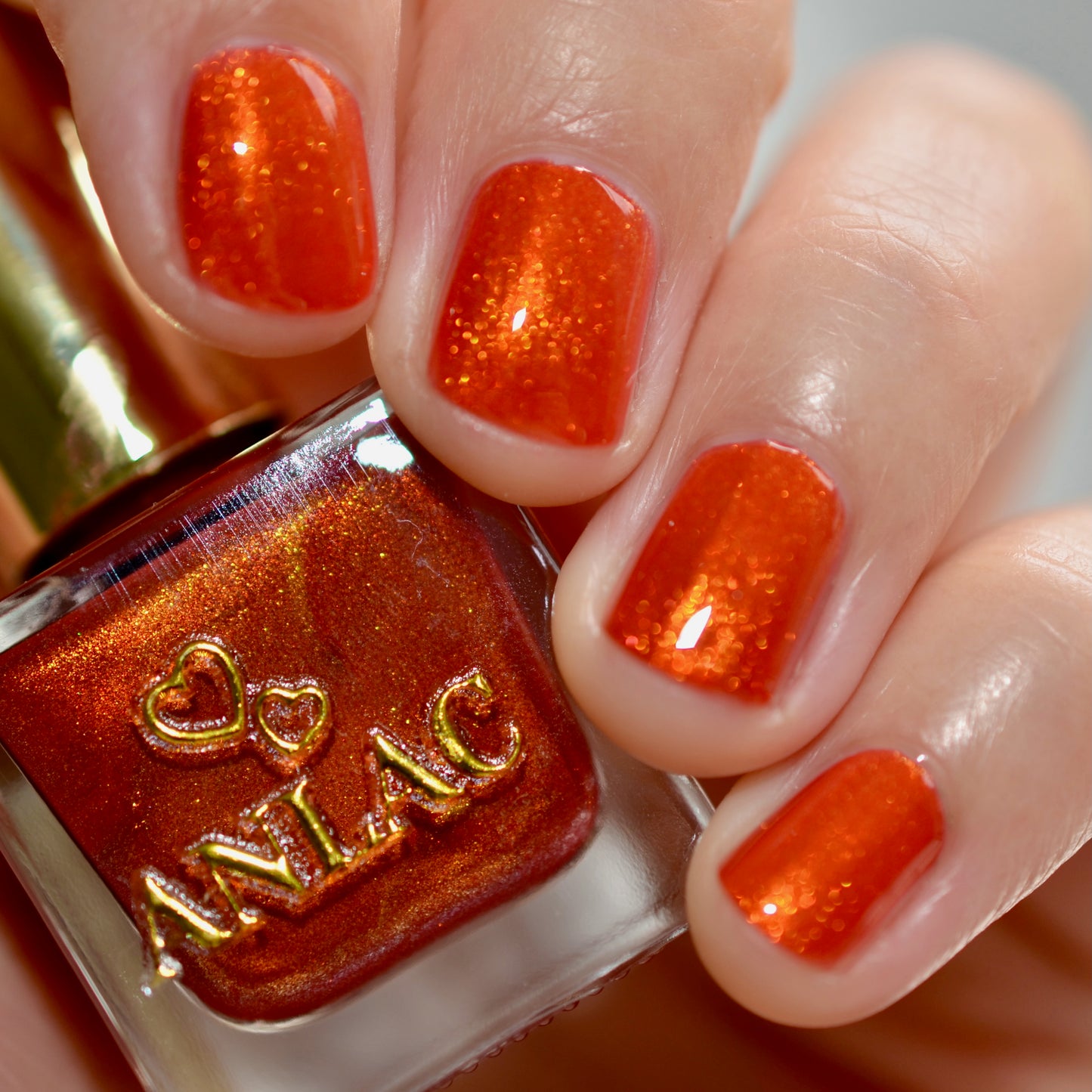 Orange Stage Blood Nail Polish