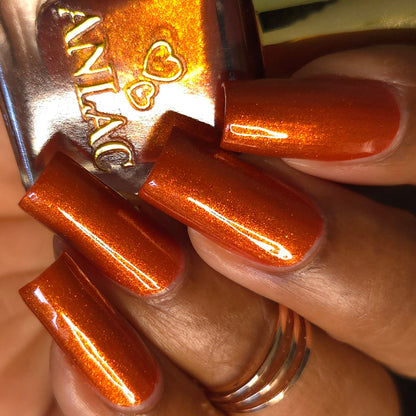 Orange Stage Blood Nail Polish