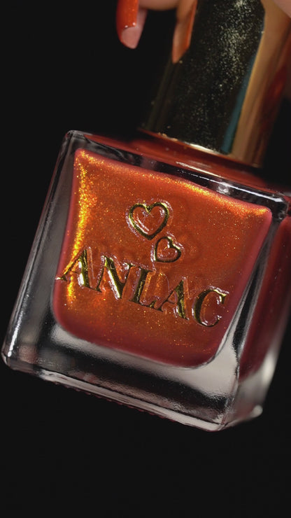 Orange Stage Blood Nail Polish